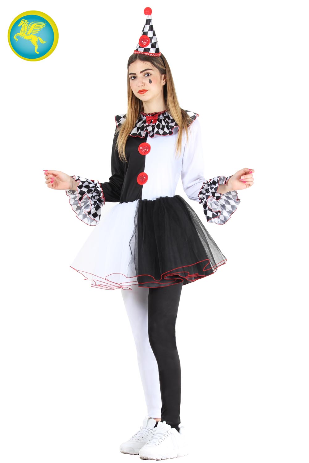 Vestito di sale carnevale pierrot